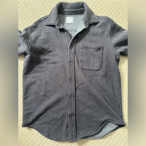 TNA Cozy Fleece Boyfriend Shirt - Small - Picture 4 of 5